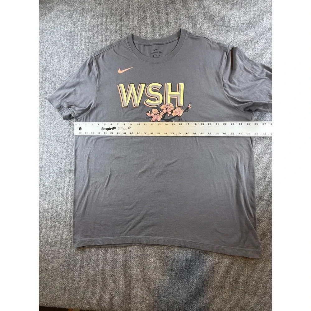 Nike MLB Washington Nationals City Connect WSH Cherry Blossom Grey T-Shirt XXL
